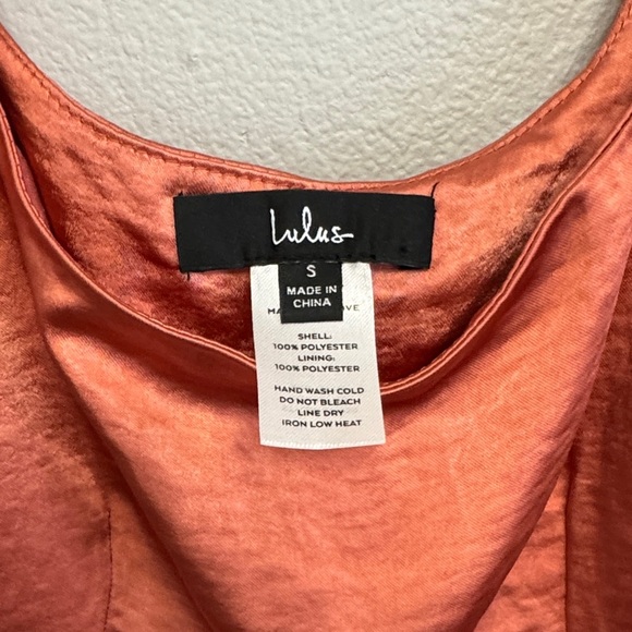 Lulu's Burnt Orange Tank Top - Picture 2 of 3